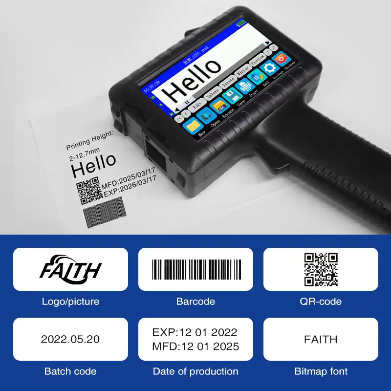 How does handheld inkjet printer cost compare to traditional printing?