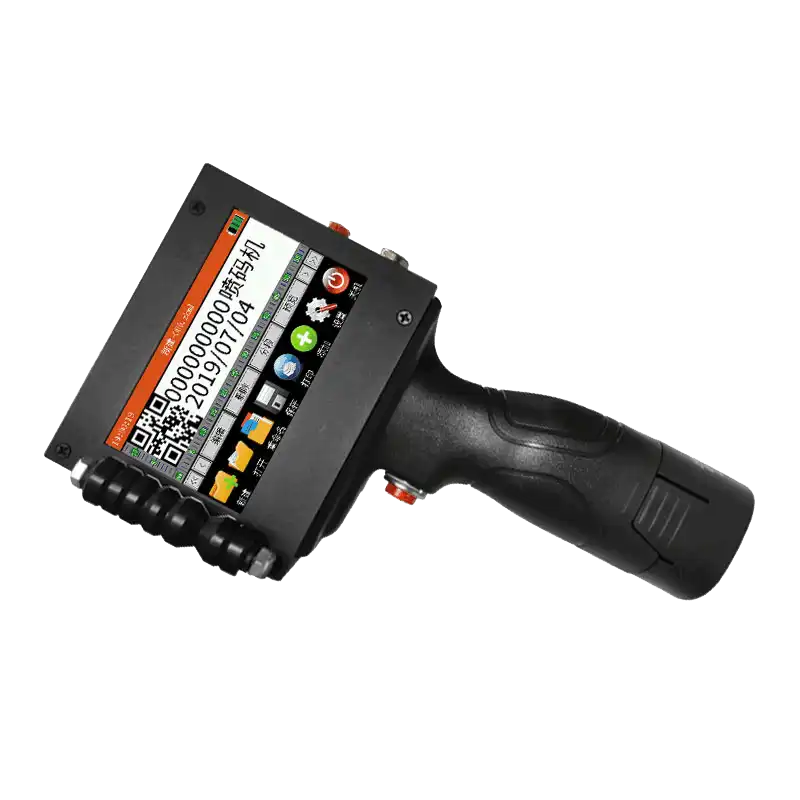 Battery Coding Machine China Customized Free Sample Battery Operated Handheld Inkjet Printer ...