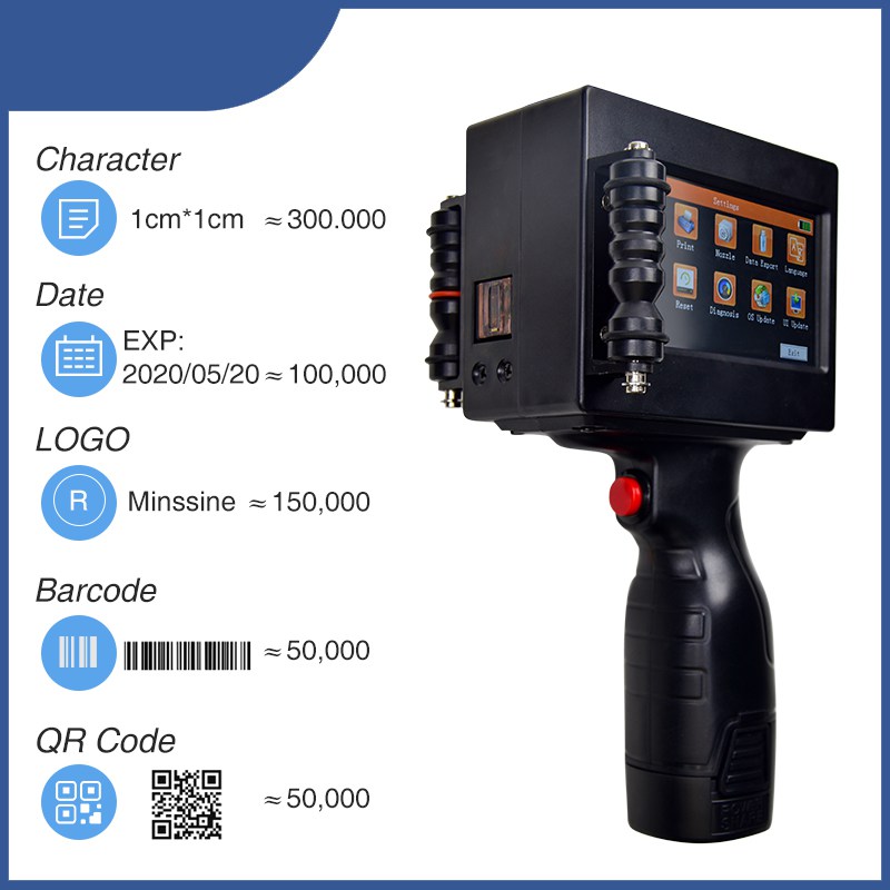 Industrial Handheld Inkjet Printer